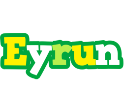 Eyrun soccer logo