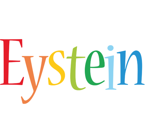 Eystein birthday logo