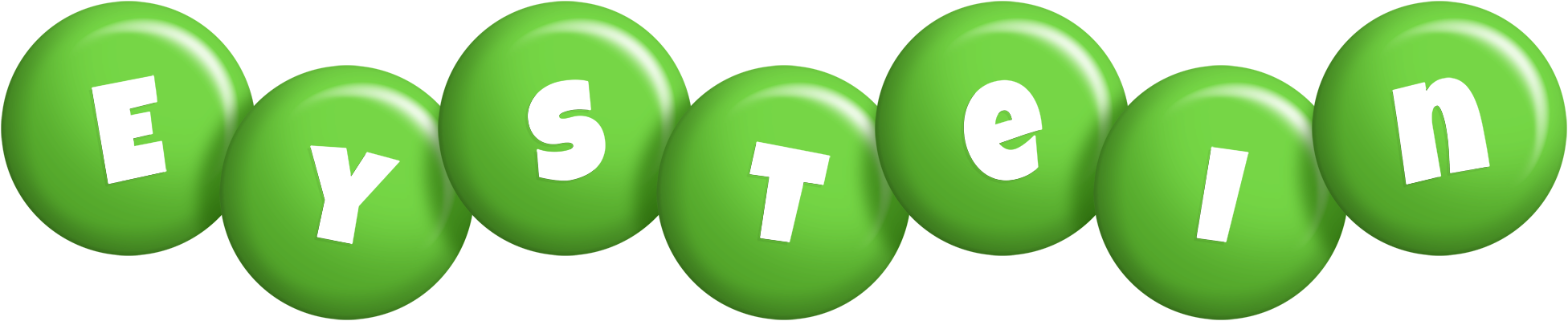 Eystein candy-green logo