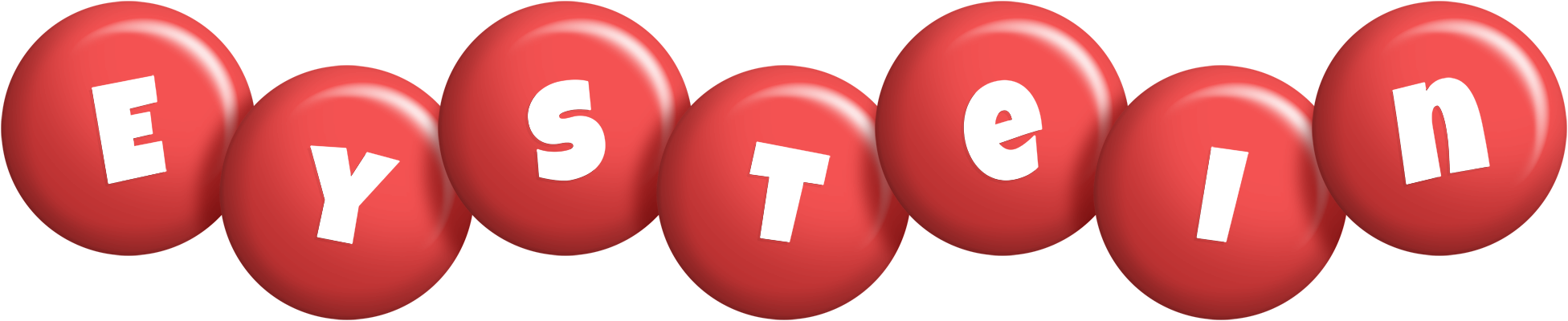 Eystein candy-red logo