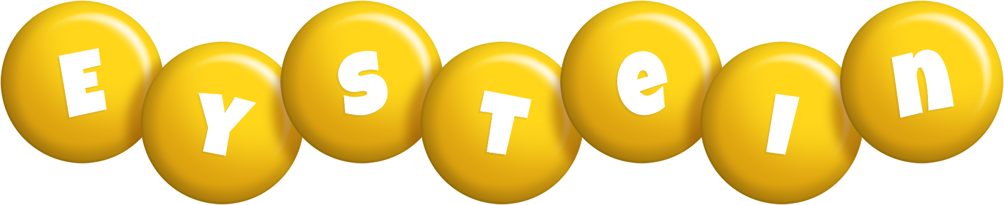 Eystein candy-yellow logo