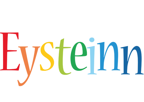 Eysteinn birthday logo