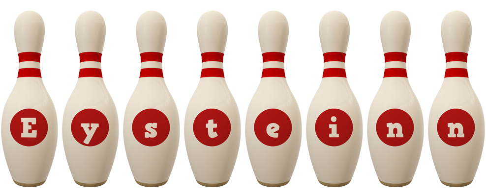 Eysteinn bowling-pin logo