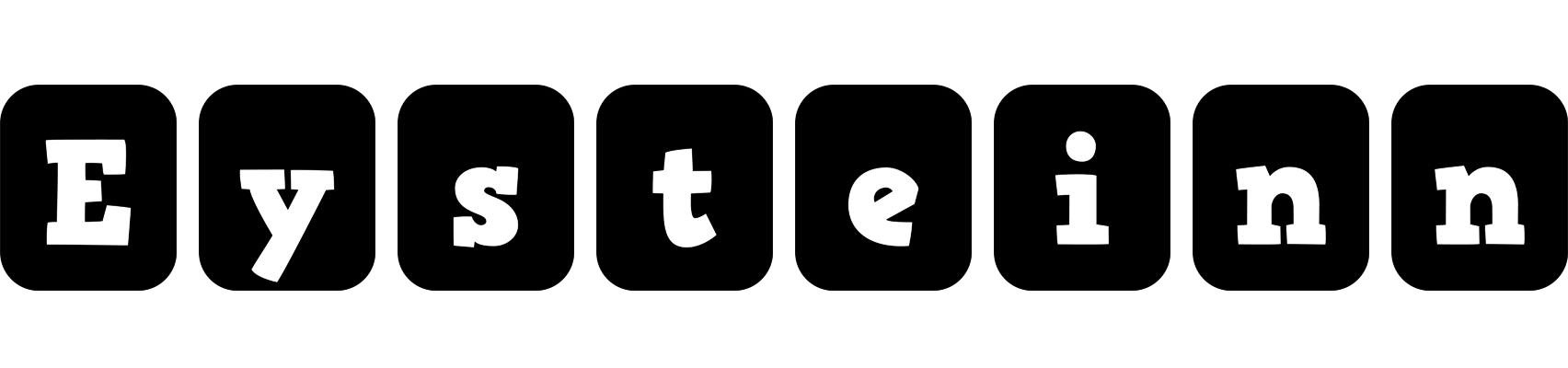 Eysteinn box logo
