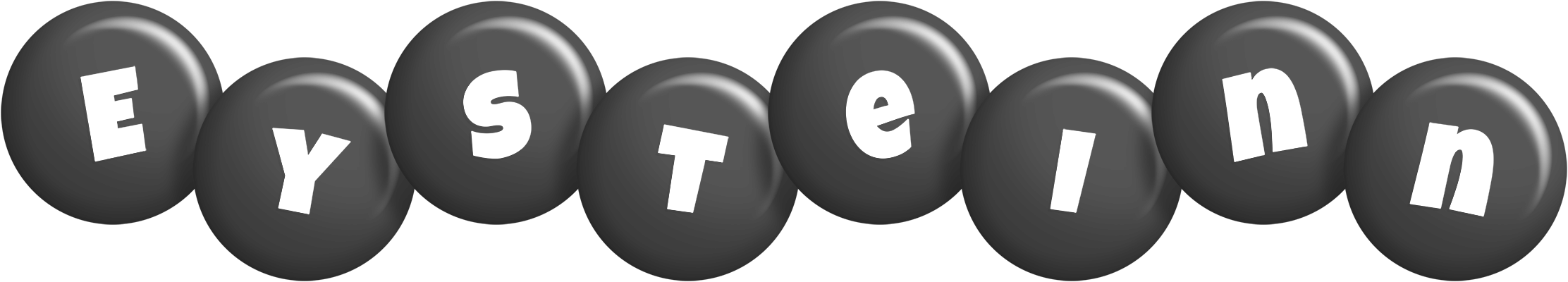 Eysteinn candy-black logo