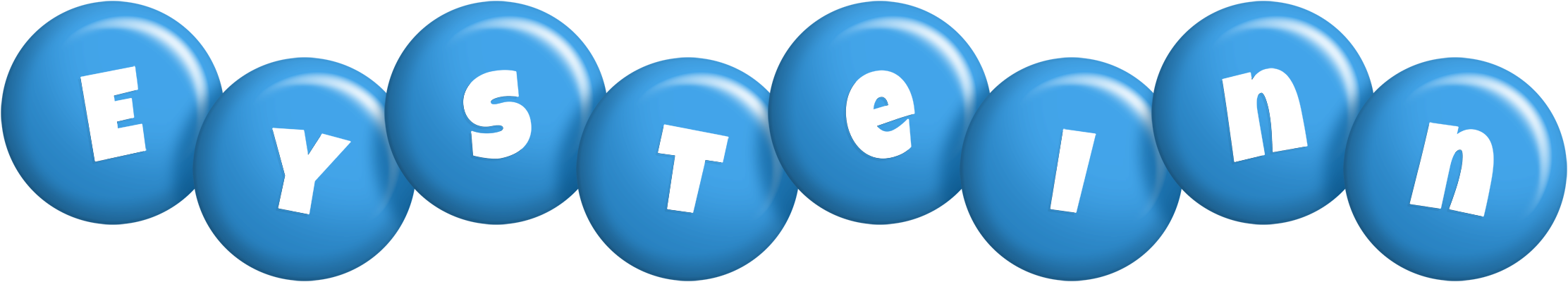 Eysteinn candy-blue logo
