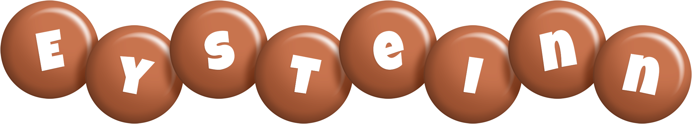Eysteinn candy-brown logo