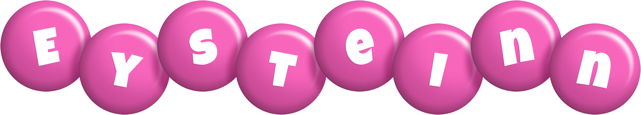Eysteinn candy-pink logo