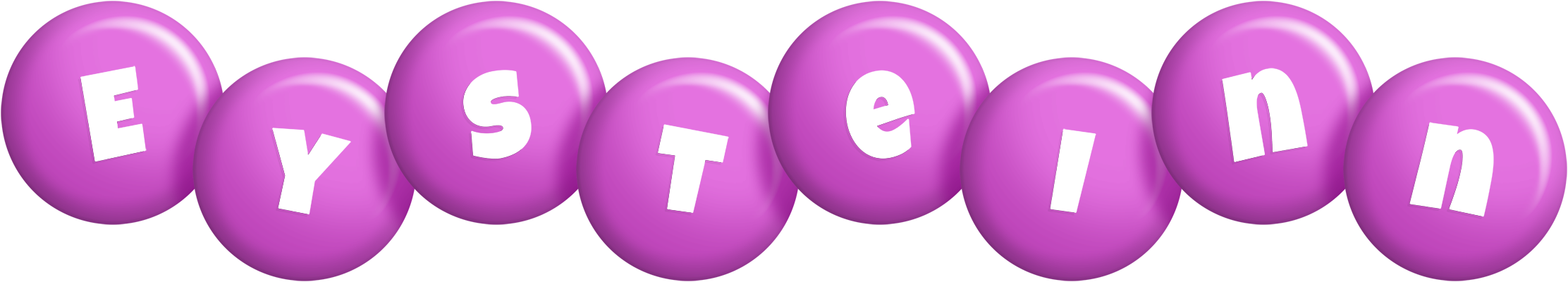 Eysteinn candy-purple logo
