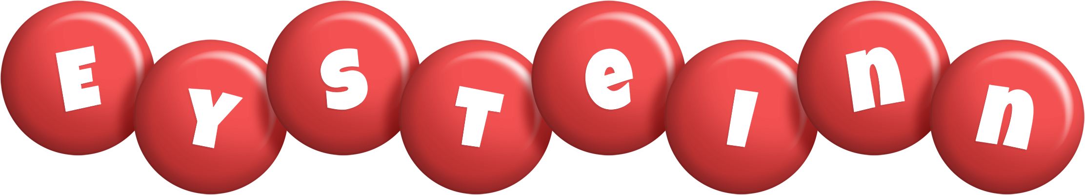 Eysteinn candy-red logo