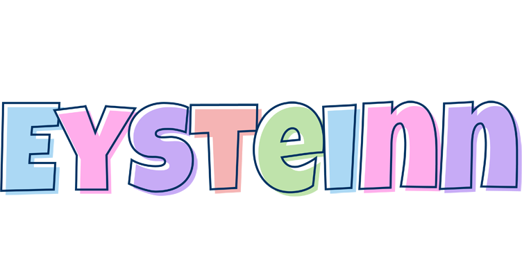 Eysteinn pastel logo