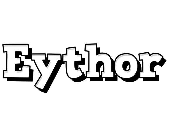 Eythor snowing logo