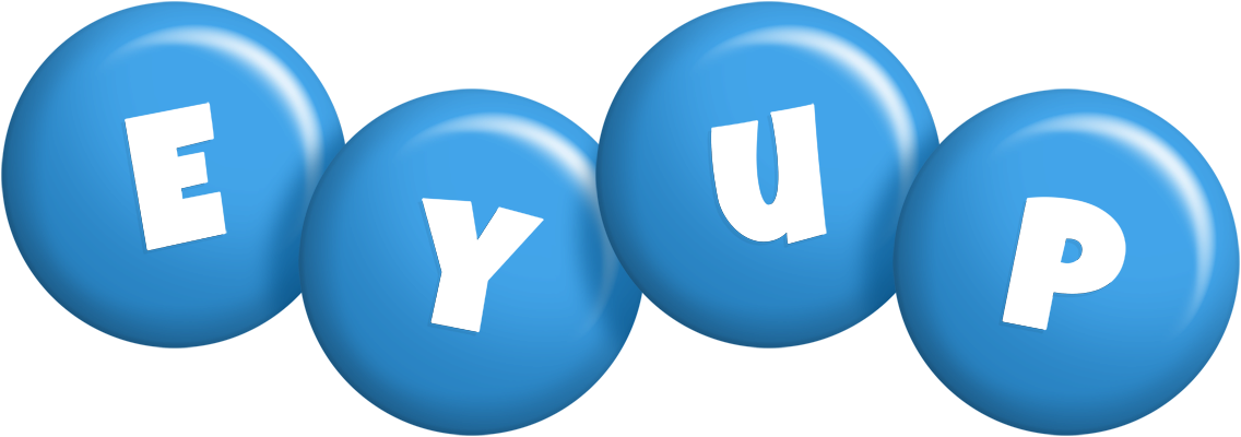 Eyup candy-blue logo