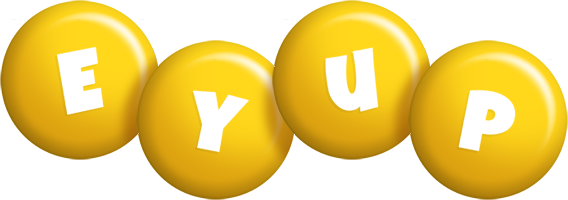 Eyup candy-yellow logo