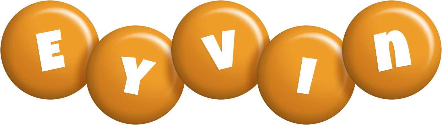 Eyvin candy-orange logo