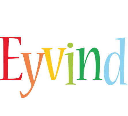 Eyvind birthday logo