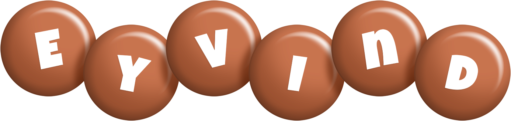 Eyvind candy-brown logo