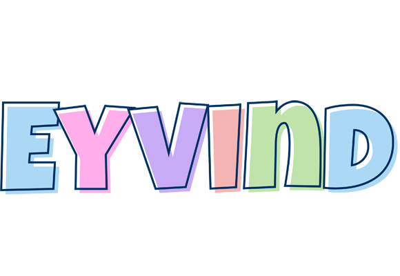 Eyvind pastel logo