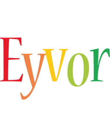 Eyvor birthday logo
