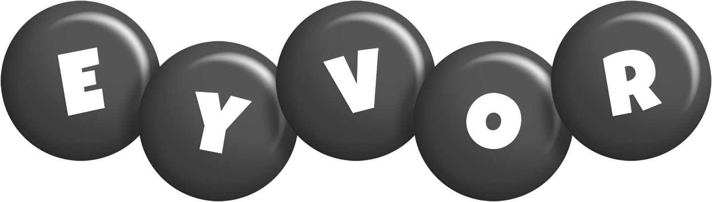Eyvor candy-black logo