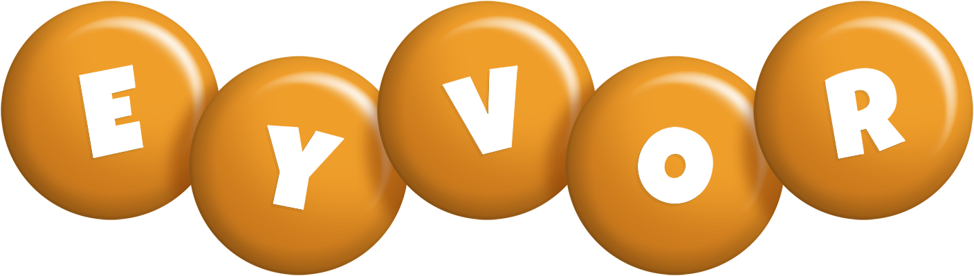 Eyvor candy-orange logo