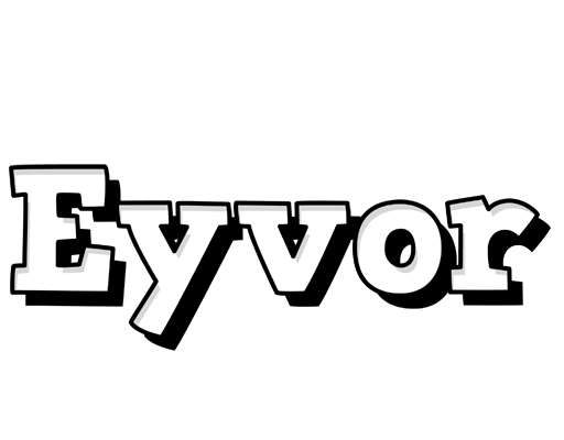 Eyvor snowing logo