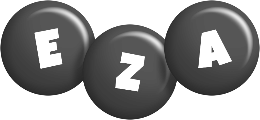 Eza candy-black logo
