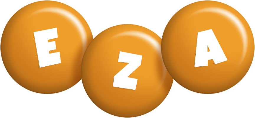Eza candy-orange logo