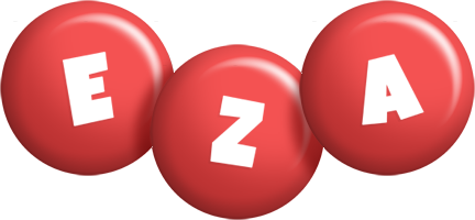 Eza candy-red logo