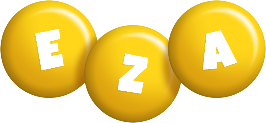 Eza candy-yellow logo