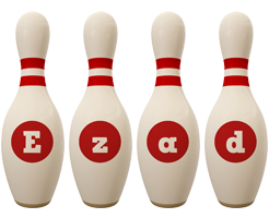 Ezad bowling-pin logo