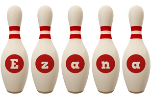 Ezana bowling-pin logo