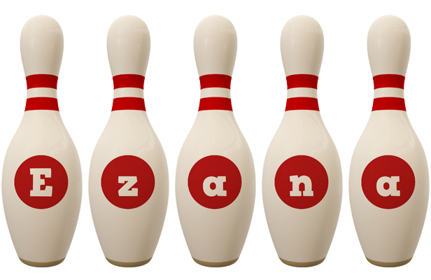 Ezana bowling-pin logo