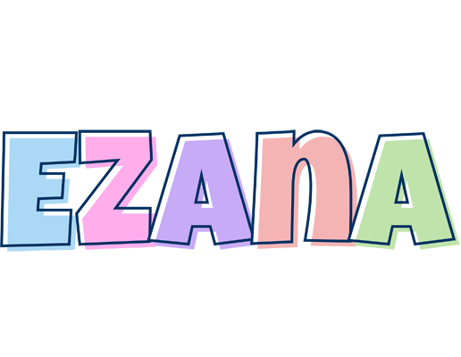 Ezana pastel logo