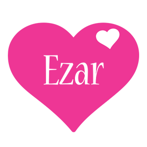 Ezar love-heart logo