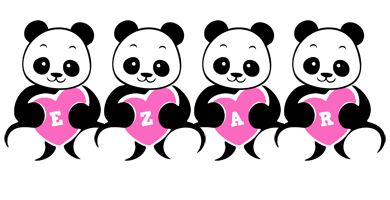 Ezar love-panda logo