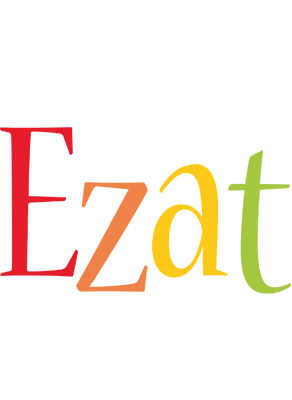 Ezat birthday logo