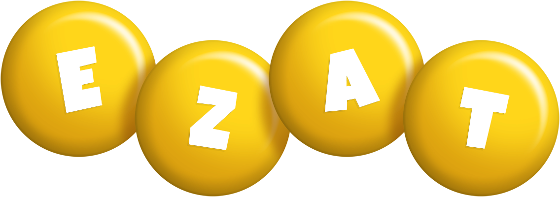 Ezat candy-yellow logo