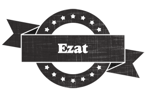 Ezat grunge logo