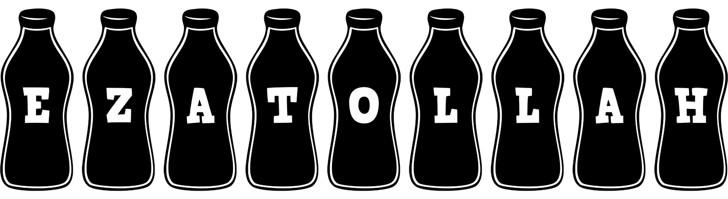 Ezatollah bottle logo
