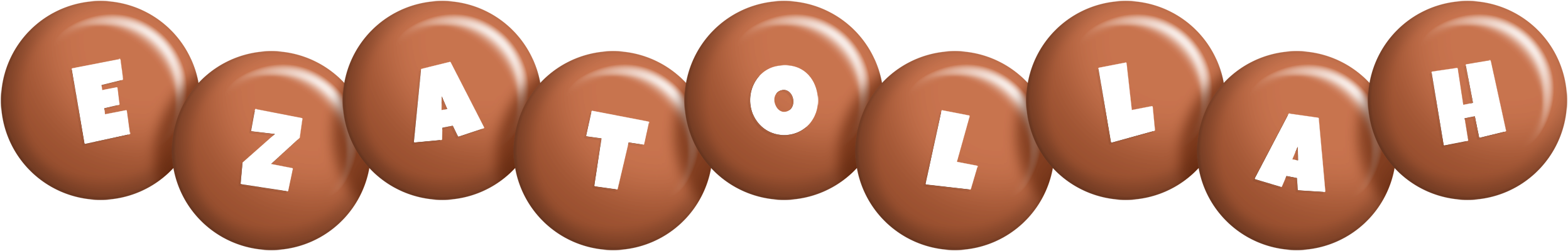 Ezatollah candy-brown logo