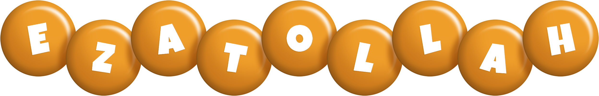 Ezatollah candy-orange logo