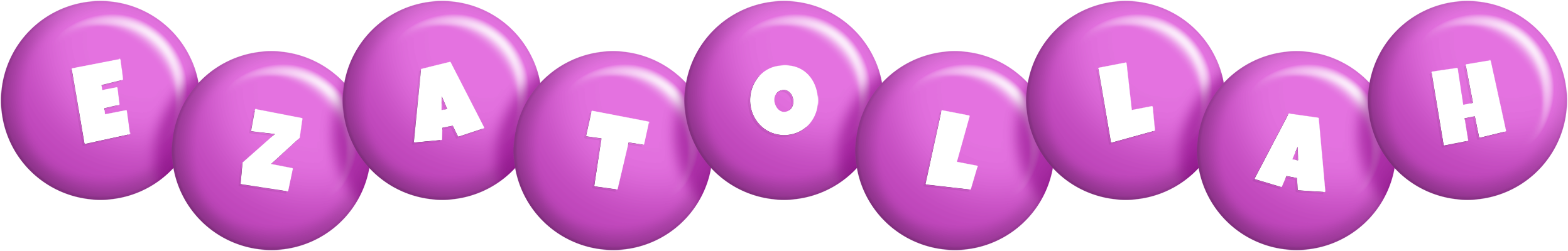 Ezatollah candy-purple logo