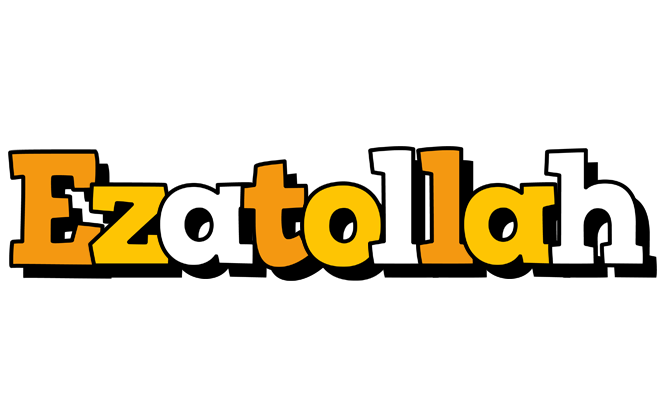 Ezatollah cartoon logo