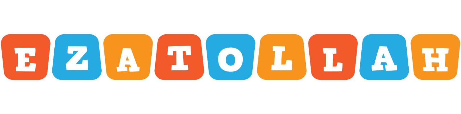 Ezatollah comics logo
