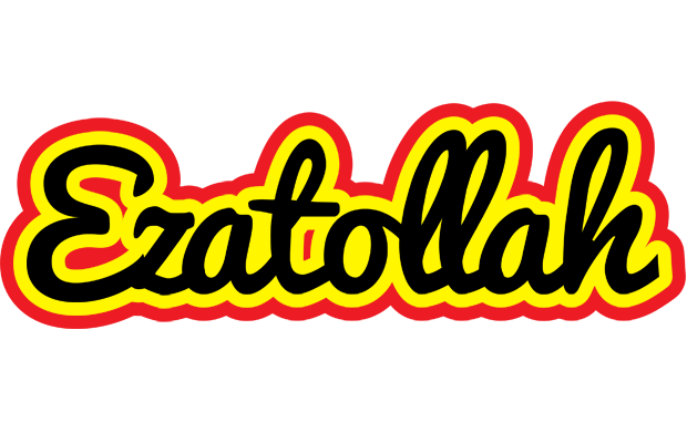 Ezatollah flaming logo