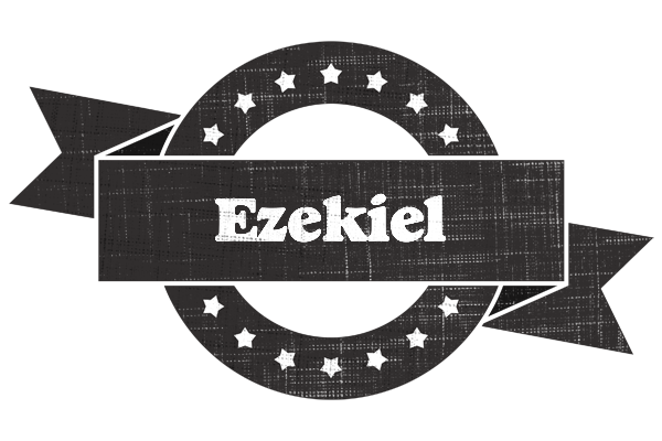 Ezekiel grunge logo