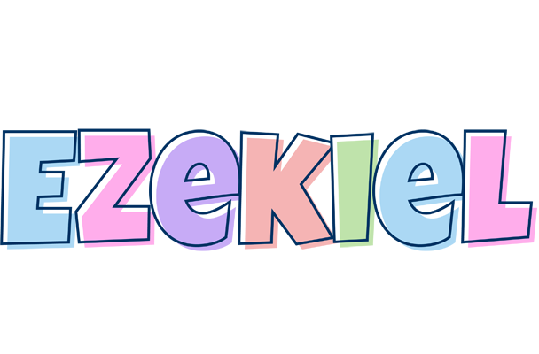 Ezekiel pastel logo