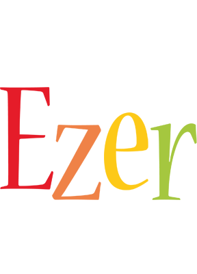 Ezer birthday logo