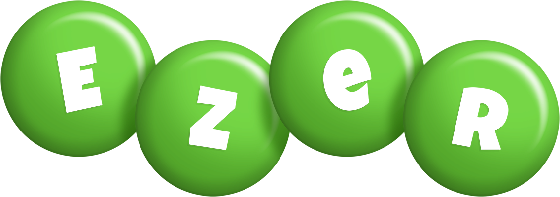 Ezer candy-green logo